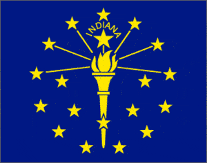 Flag of the State of Indiana